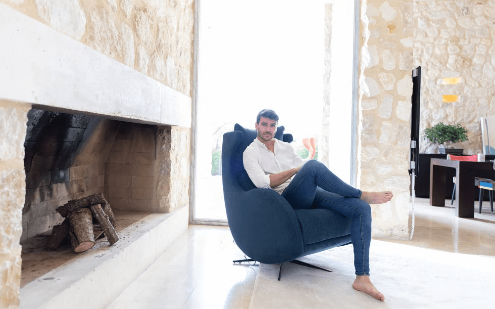 Lenny Relax Armchair by Fama